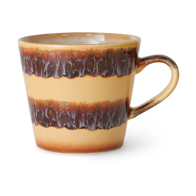 HKliving 70's Cappuccinotasse 33 cl Cliffs