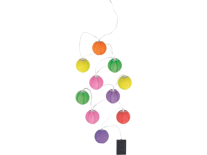 Solar-Lichterkette LED REMI 7.5cm x 120cm 0.06W mehrfarbig