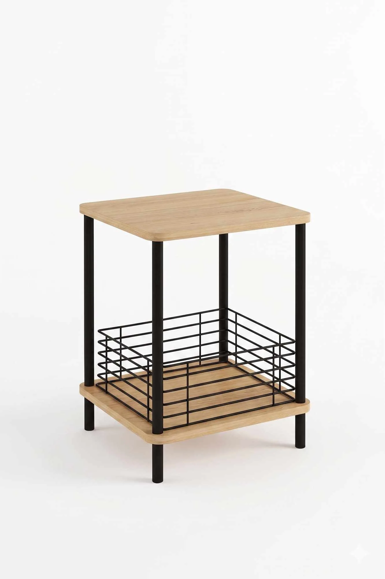 Inaro Sidobord 45x58x38 cm - Sapphire Oak