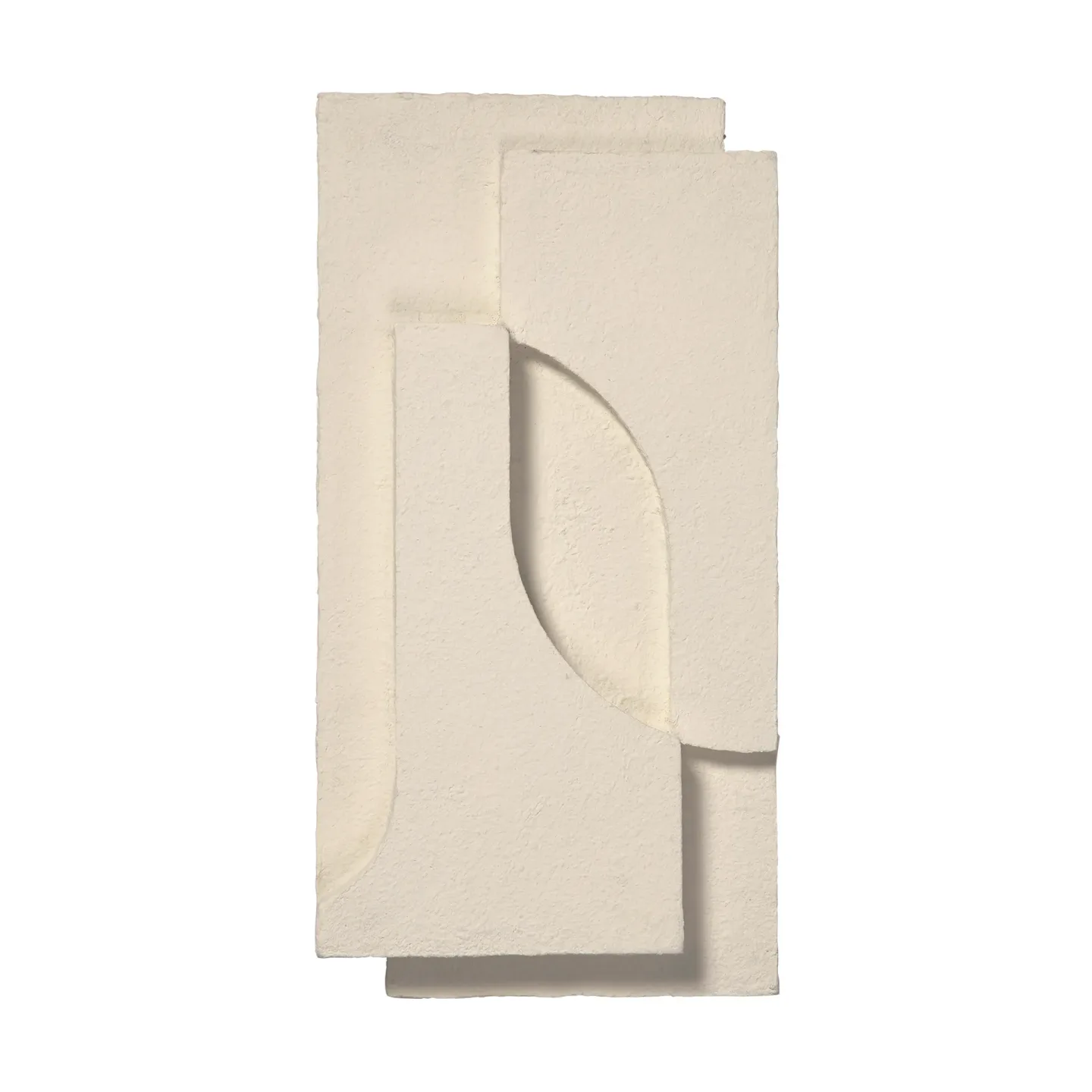 Kristina Dam Studio Serif Relief väggdekoration S Off white