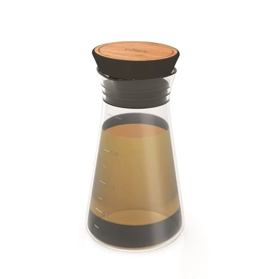 Diverse Schüttelbecher Pebbly schwarz Glas/Silikon