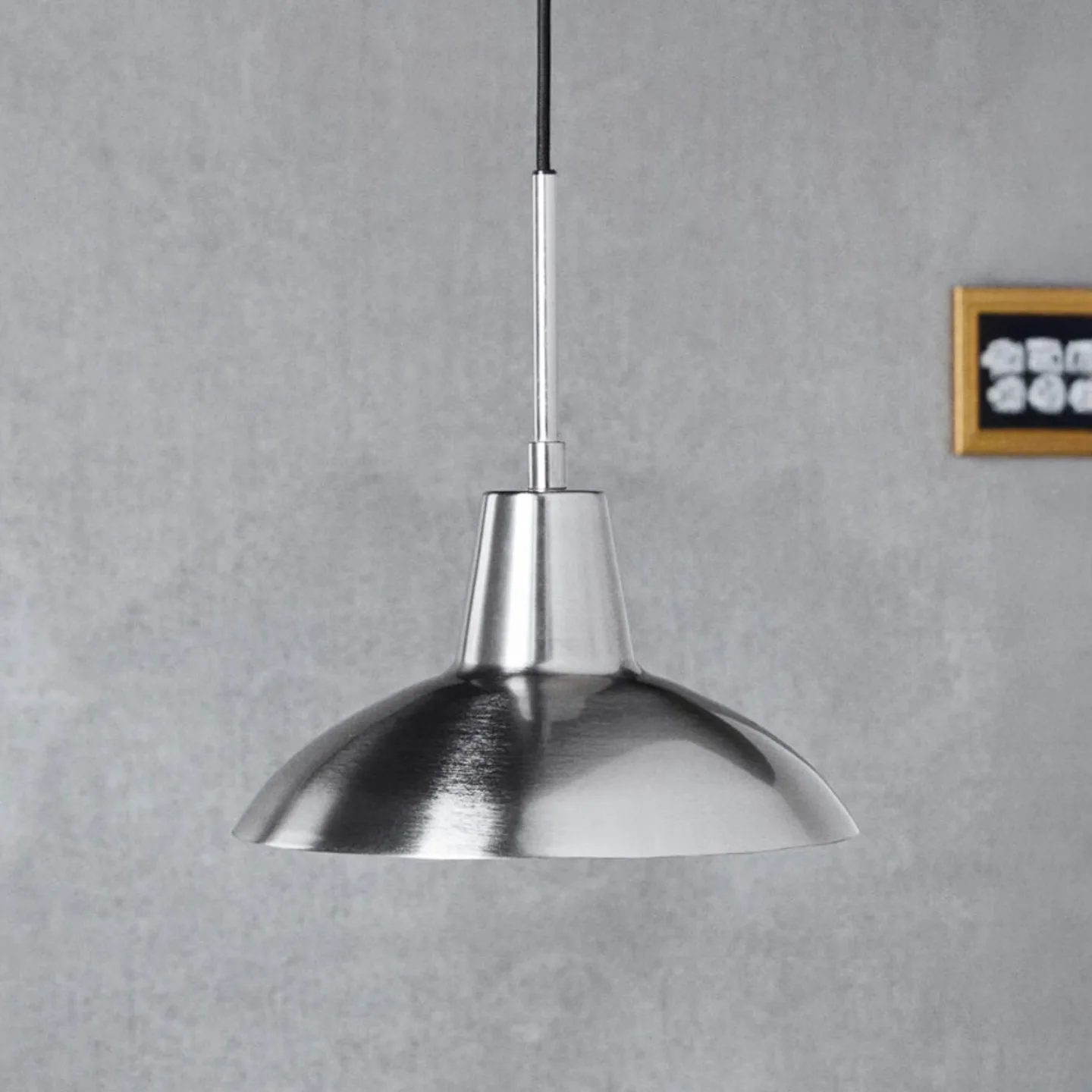 Desk Hängelampe, silber, Ø 31cm, E27 - House Doctor - Wohnzimmer - Design - Metall - Einflammig