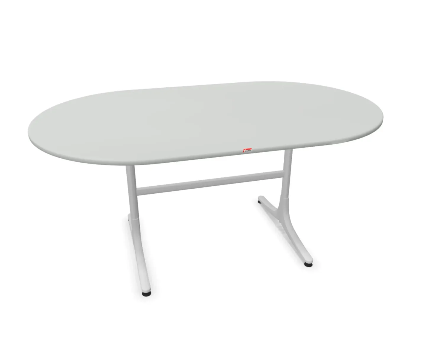 Schaffner Gartentisch Schaffhausen Oval Grau | Schubiger Möbel