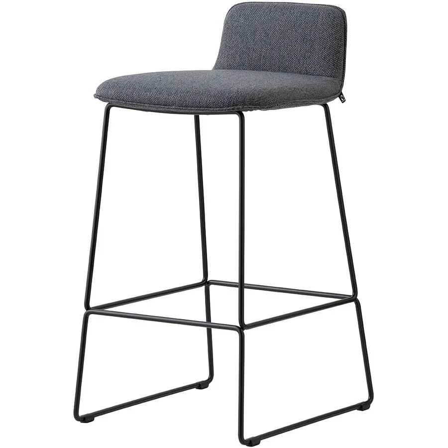 CONNUBIA Barhocker Riley Soft anthrazit Metall H 80 cm