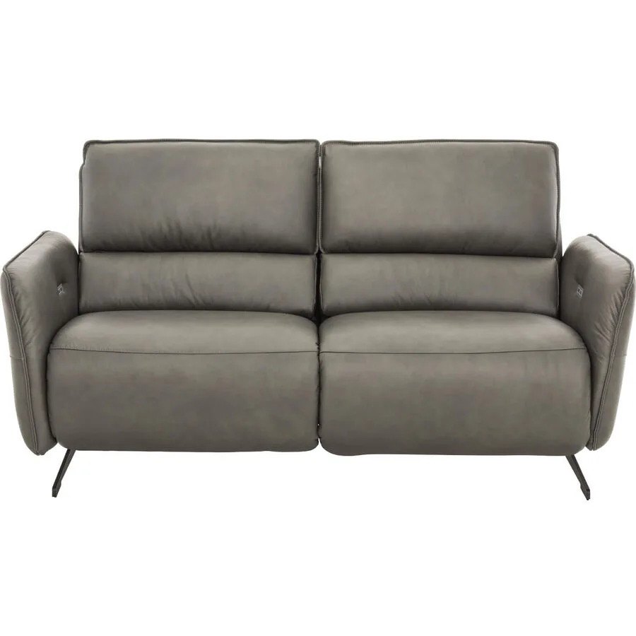 Sofa Leon Leder anthrazit B 165 T 91 cm