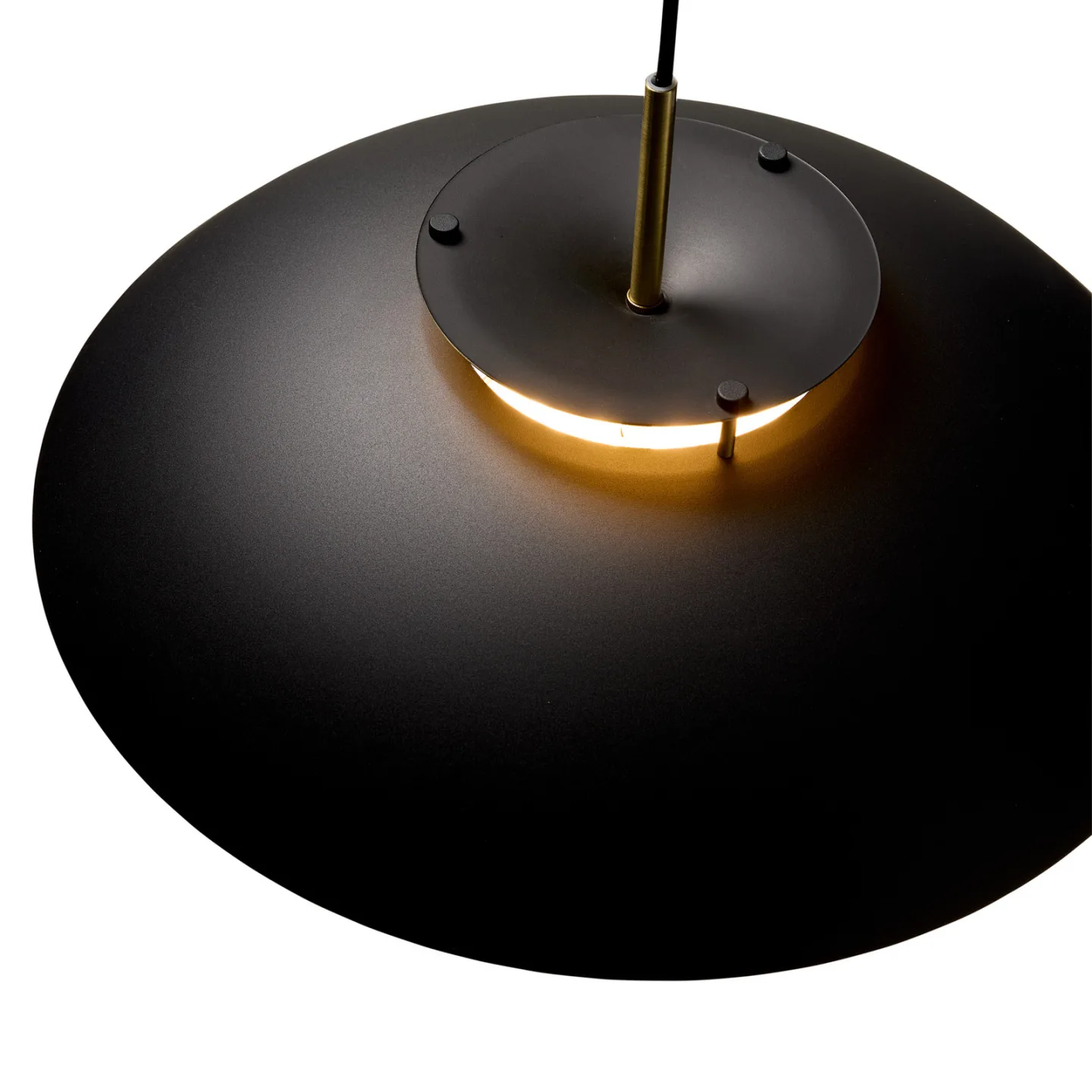 STEPP Hängeleuchte, schwarz, Ø 46 cm, Metall - Halo Design - Esszimmer - Skandinavisch - Einflammig