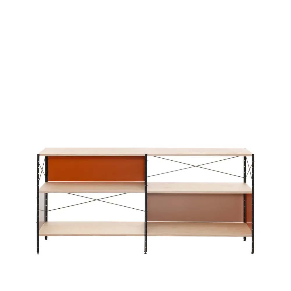 Vitra Eames storage unit ESU hylla Multi-2 hu-Svart ram