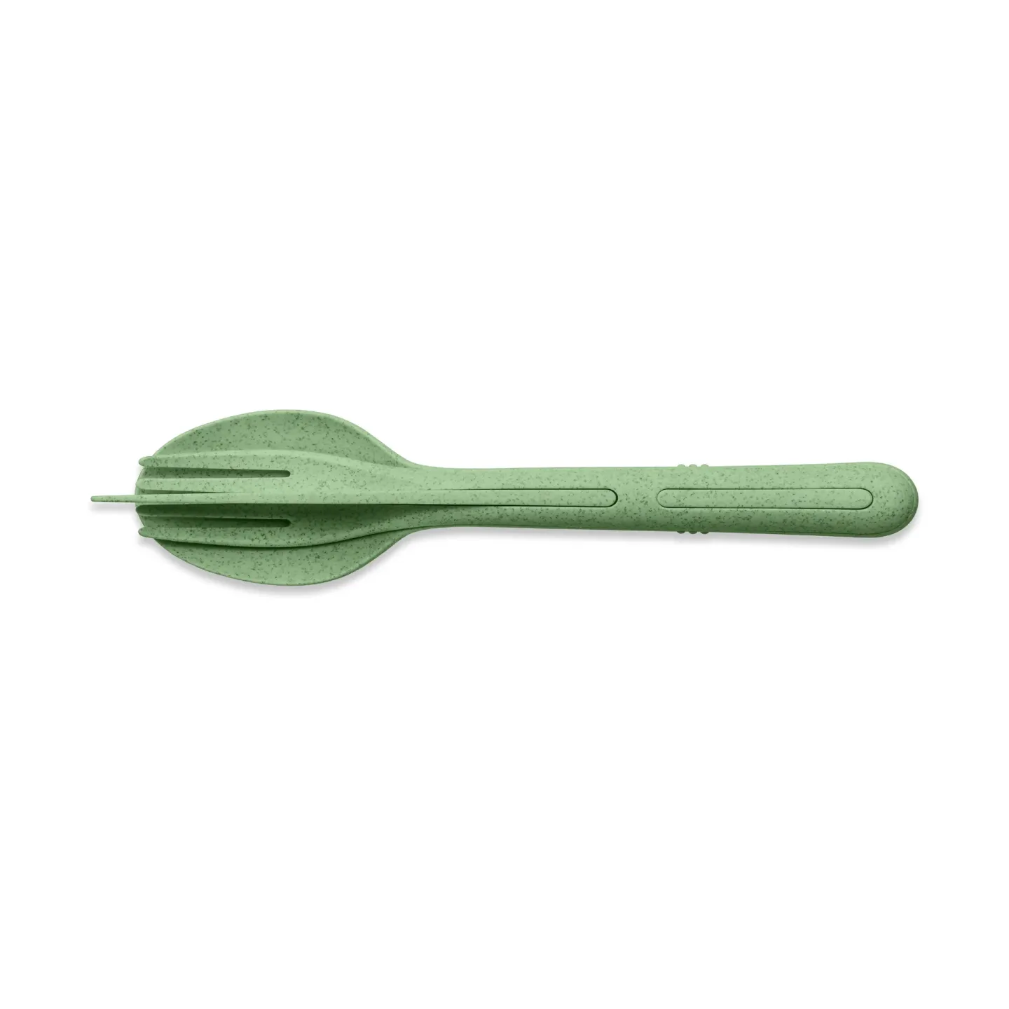 Koziol Klikk Besteckset 3 Teile Nature leaf green
