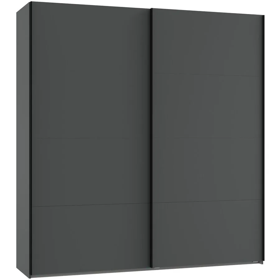 Kleiderschrank Aqsa graphit Holzwerkstoff B 135 cm