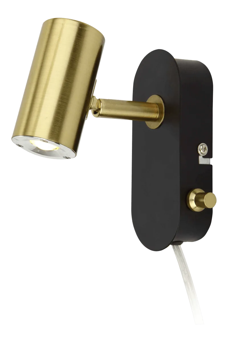 Aneta Lighting - Gusto - Sänglampa - Svart