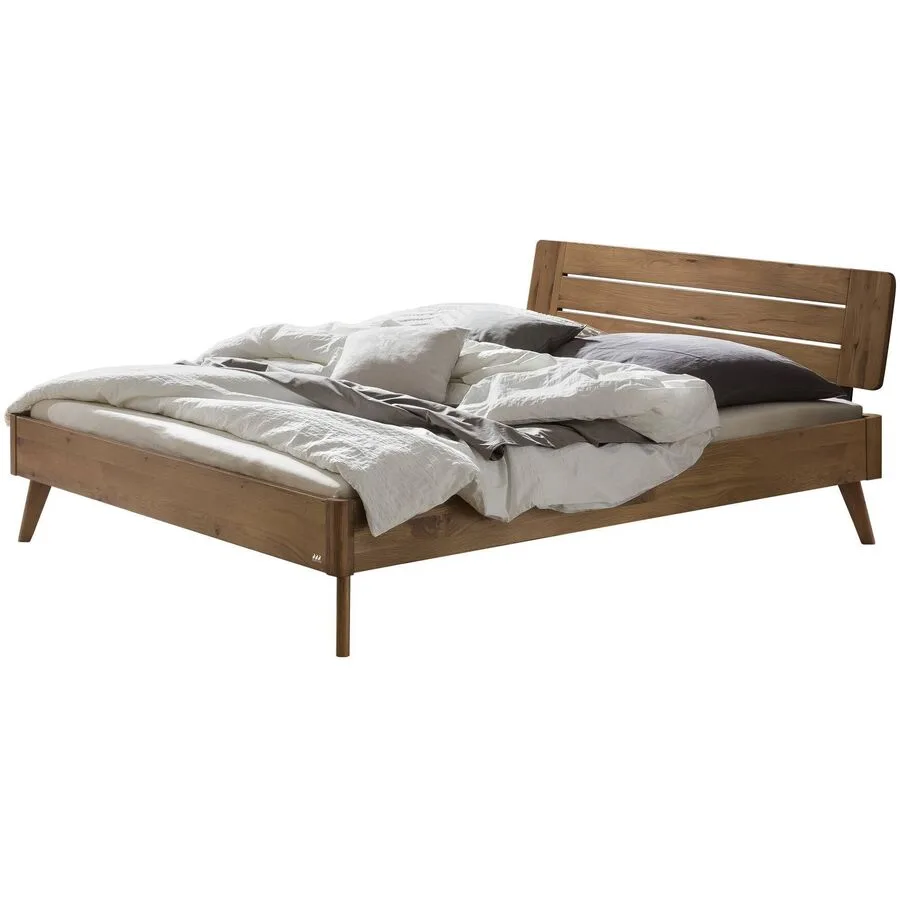 Hasena Bett Castello Natur Wildeiche Massivholz 180 x 200 cm