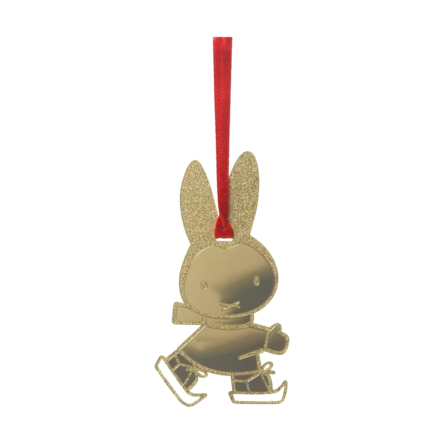 Pluto Design Miffy skating dekorationshänge Guld