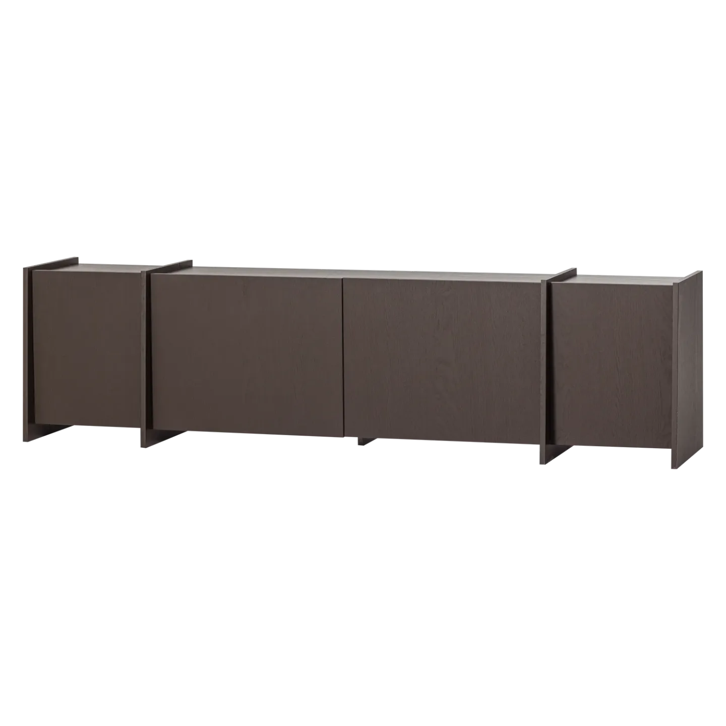 Tv-bänk Brock 200 cm - Mellanbrun