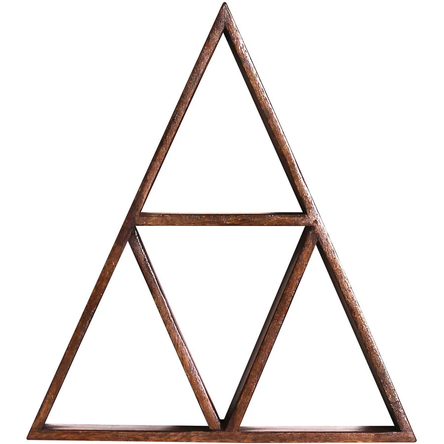 Wandregal Pietro natur Mangoholz massiv B 40 T 10 cm