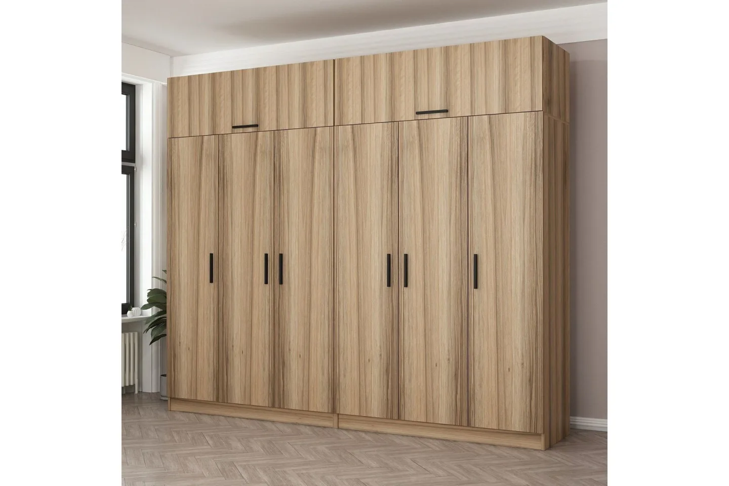 Fruitland Garderob 270 cm - Brun