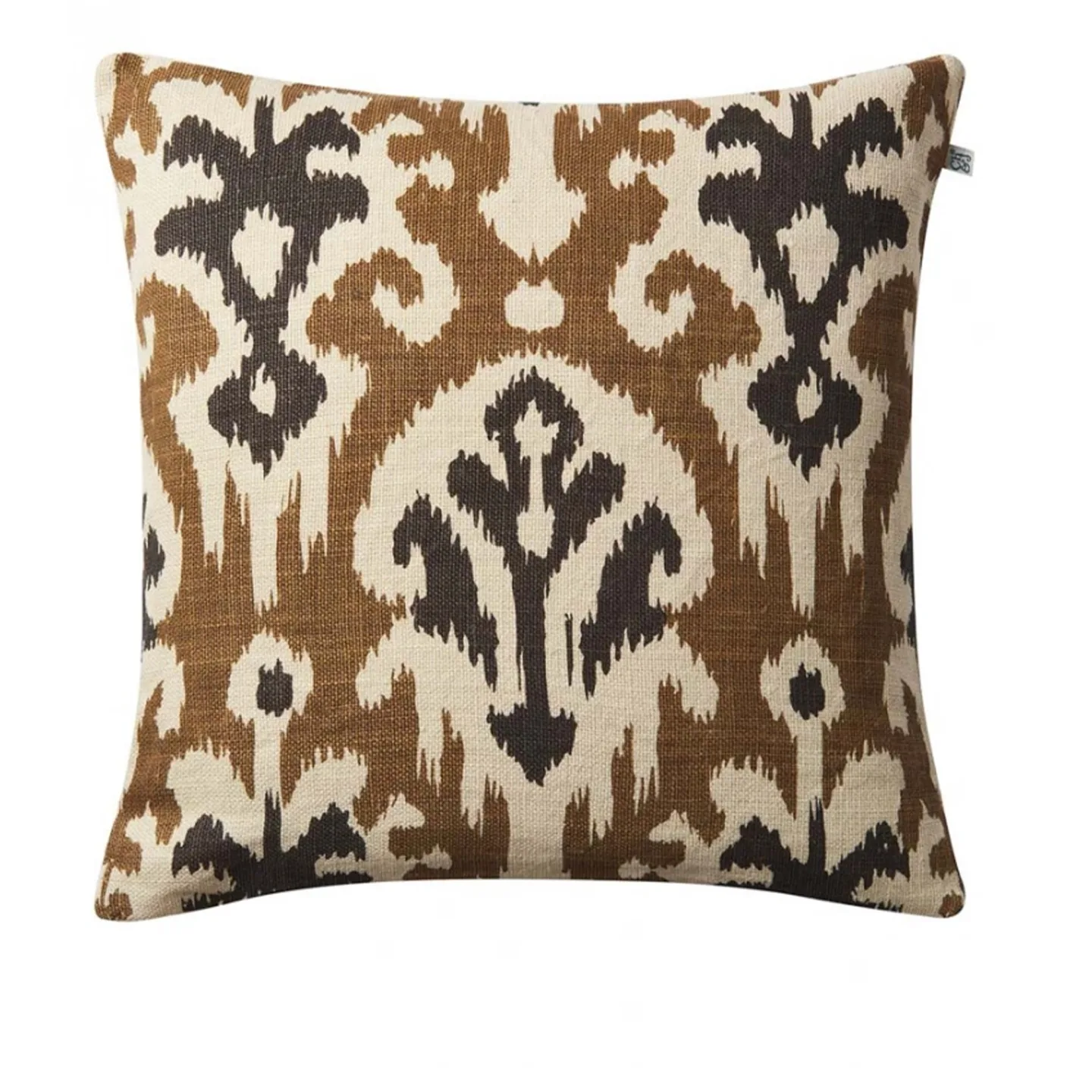 Chhatwal & Jonsson - Adi Cushion Cover Beige/Dark Brown/Taupe 50 x 50 cm - Prydnadskuddar och kuddfodral - Stig Jonsson - Flerfärgad - Textilmaterial