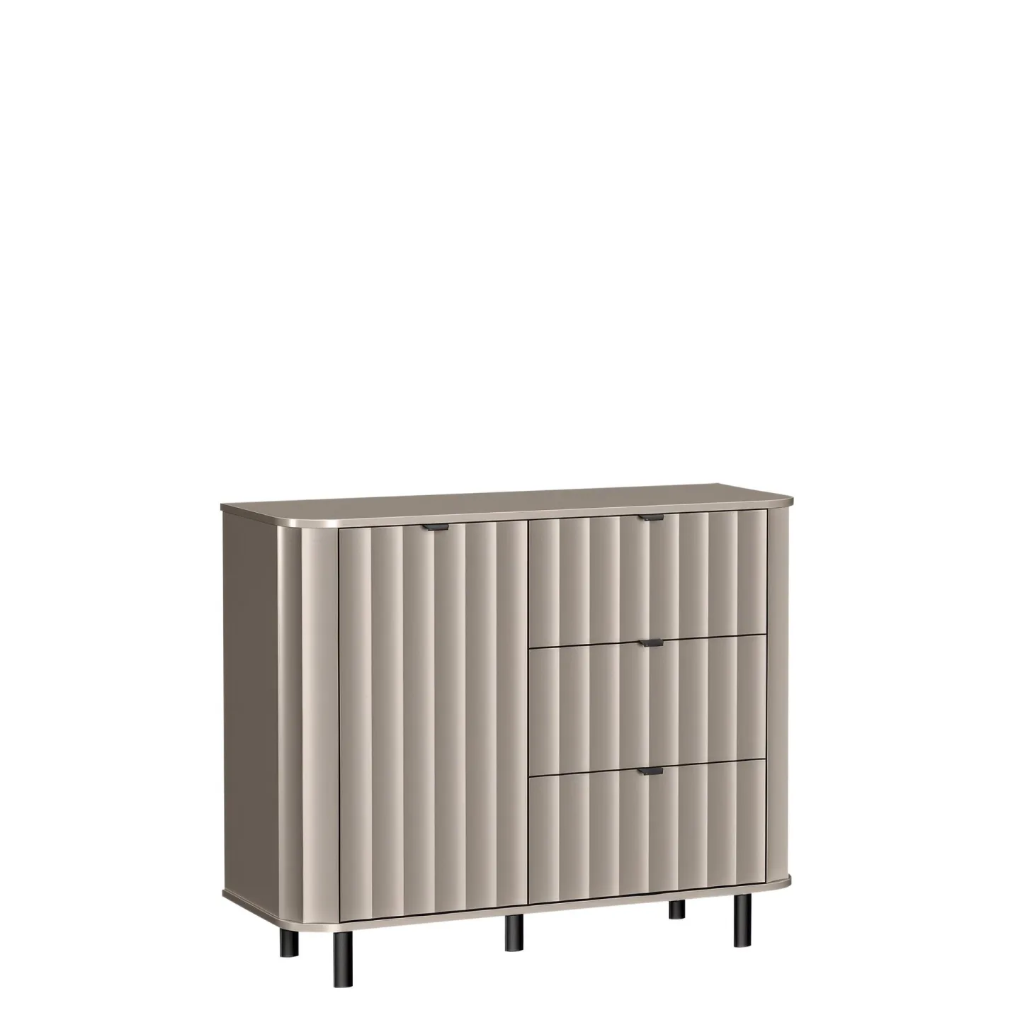 Joriel Skänk 111 cm - Beige|svart