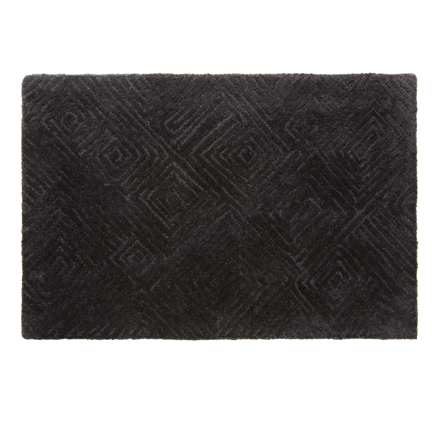 Dørmatte - Nevena (svart) (Størrelse: 60 x 90 cm)