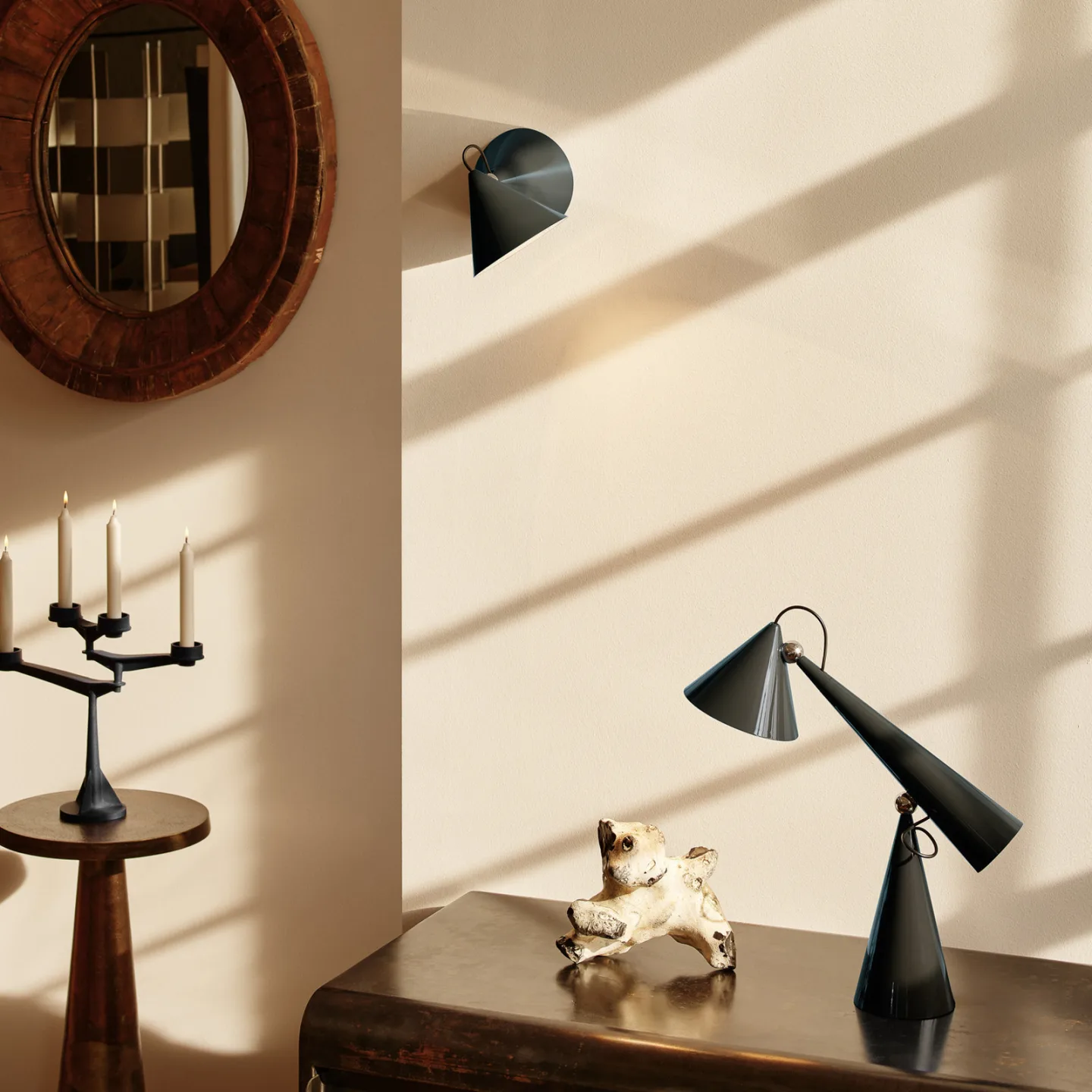 Pose LED-Wandleuchte, grün, 21 cm, Kunststoff - Tom Dixon - Wohnzimmer - Design - Metall - Einflammig