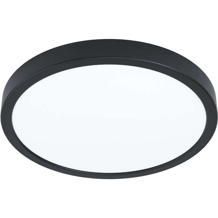 Eglo Deckenlampe Fueva 5 Schwarz/Weiss Stahl/Kunststoff 28.5 cm 2.8 cm - LED - Lichtfarbe: Warmweiss - Material: Kunststoff/Stahl - Deckenlampe- LED