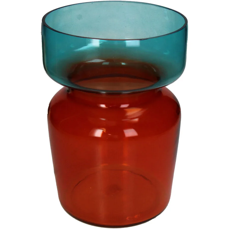 Vase Myko Multi Glas D 18.42 cm H 25.4 cm