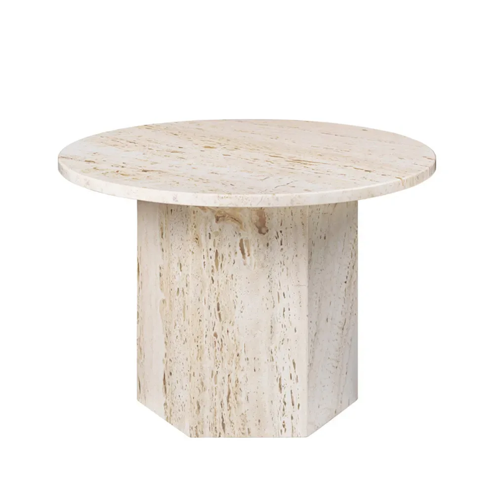 GUBI Epic soffbord White, Ø60