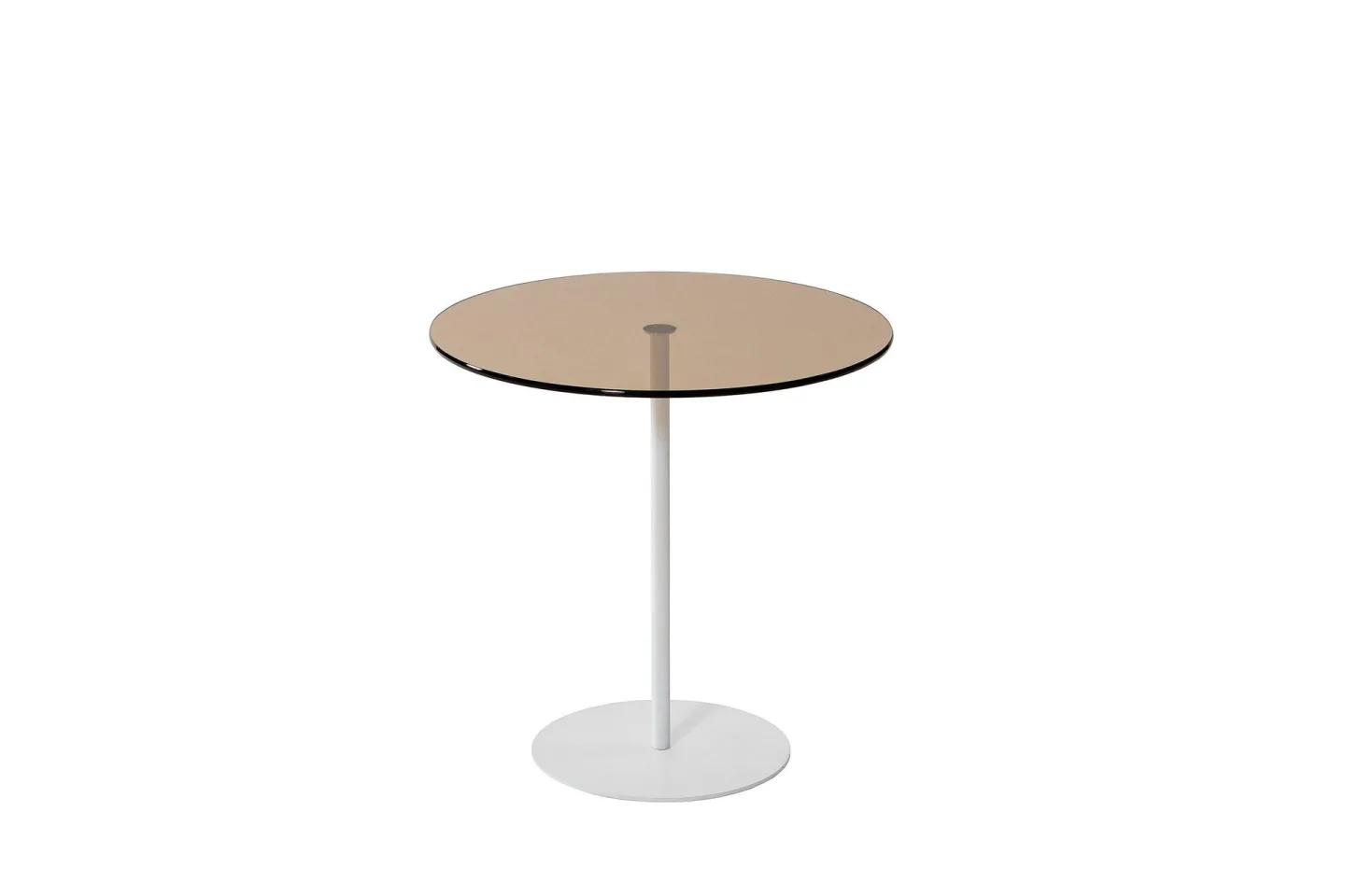 Chill-Out Sidobord 50x50 cm Vit/Brons - Hanah Home