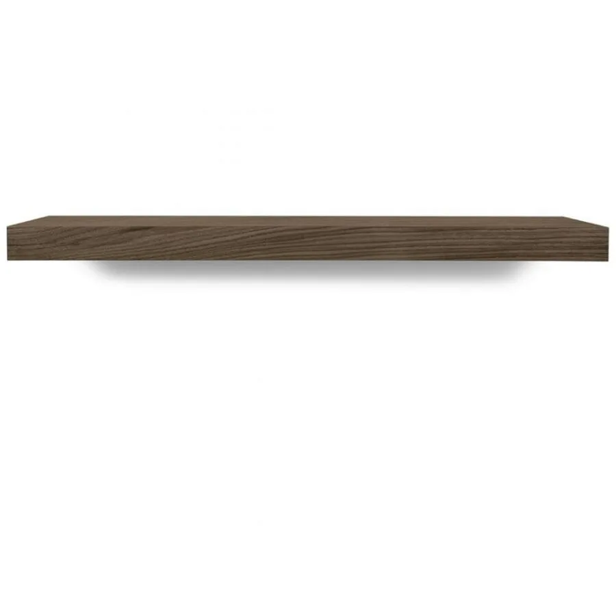 Wandtablar Fohla Nussbaum furniert MDF/Holzwerkstoff B 90 T 22 cm