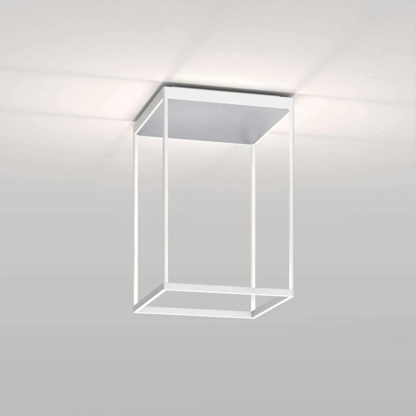 Reflex 2 LED-Deckenleuchte, weiß/silber - Serien Lighting - Wohnzimmer - Aluminium