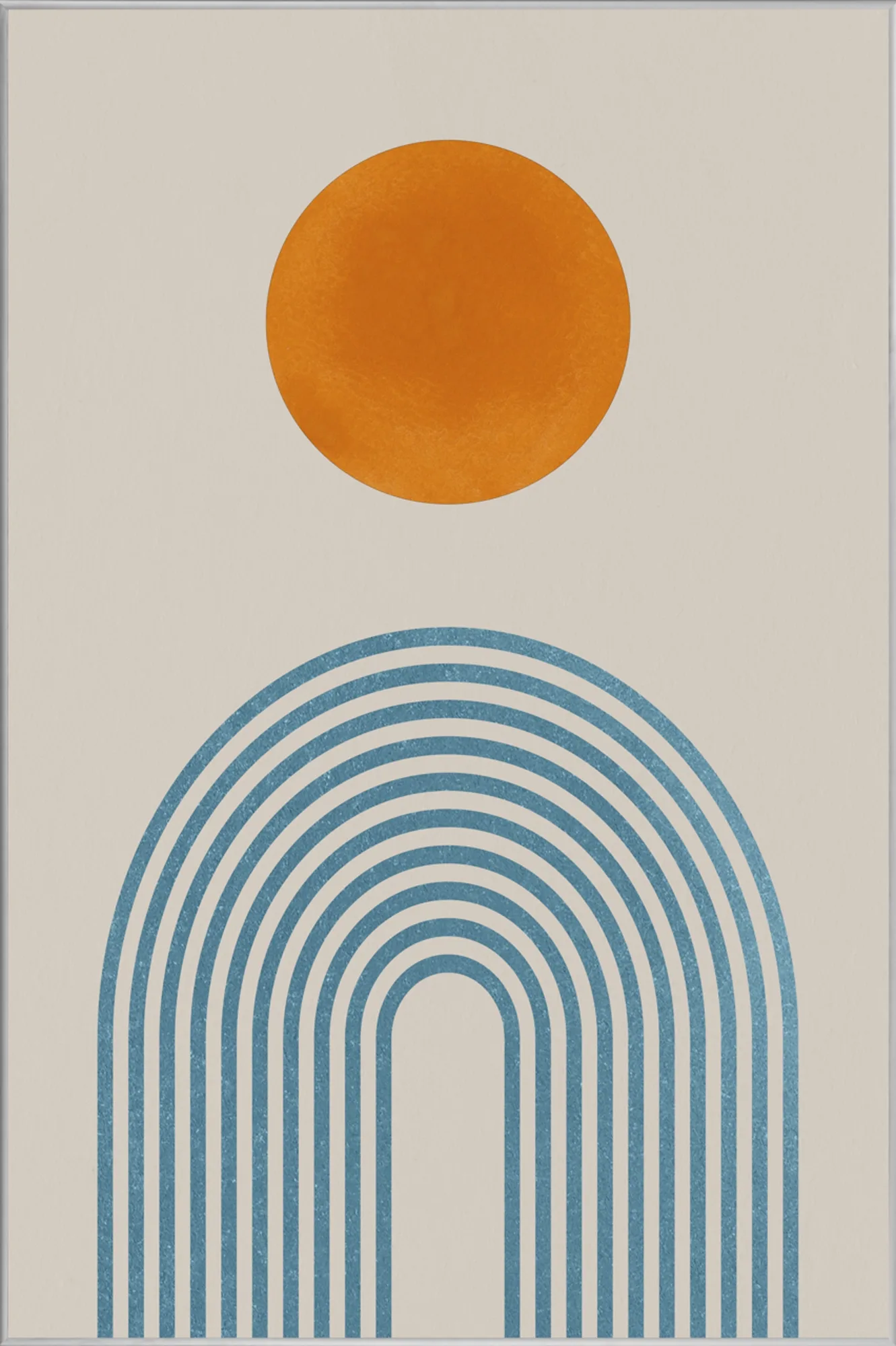 image LAND Bild mit Rahmen Orange Dot | Schubiger Möbel
