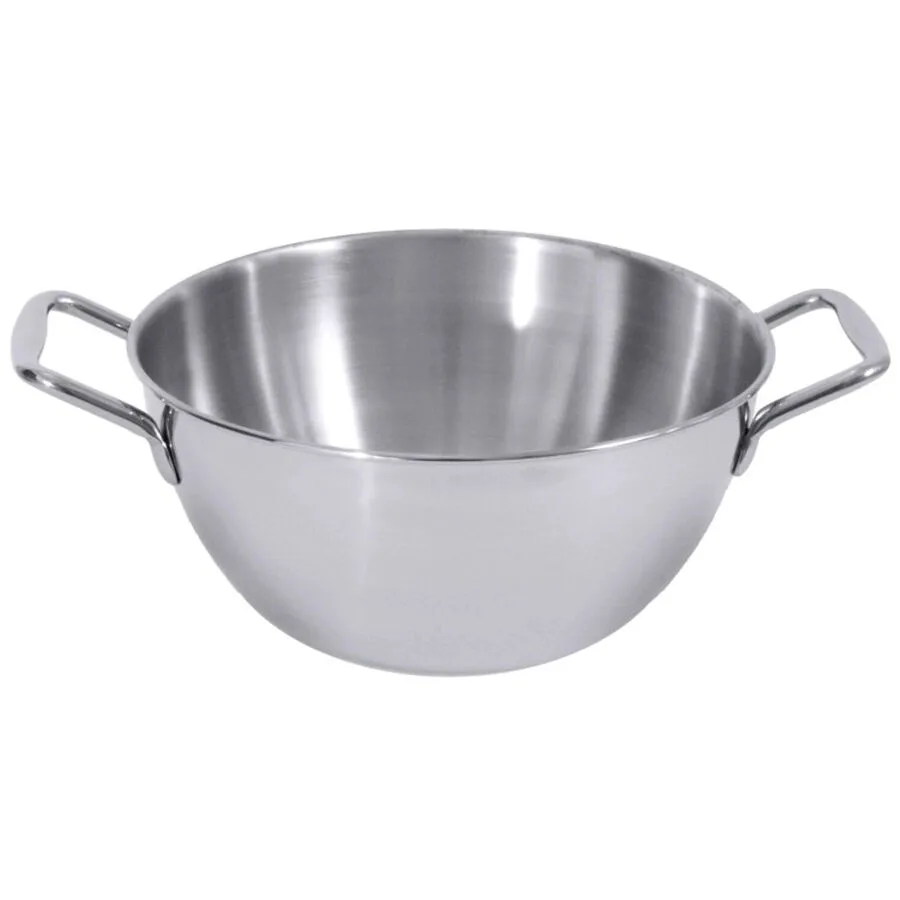 Servierschüssel Contacto Bander Silber Edelstahl 22 cm 10 cm