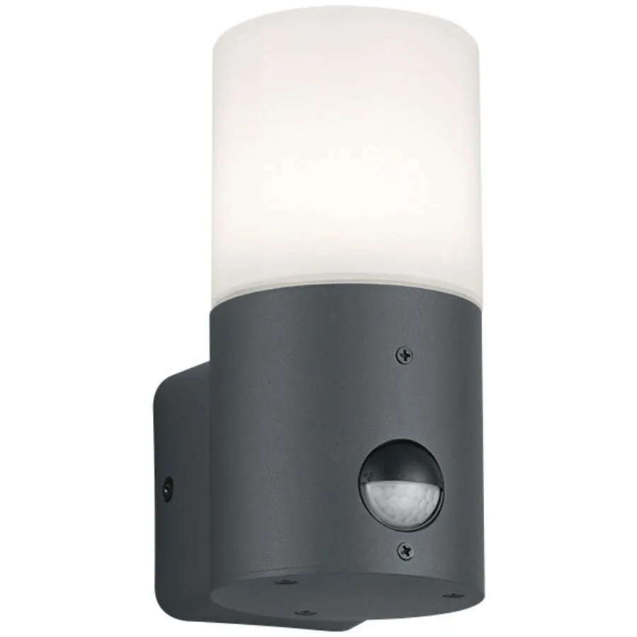 Wandlampe aussen Cleara Grau Aluminium 17.5 cm - Farbe: anthrazit - Material: Aluguss