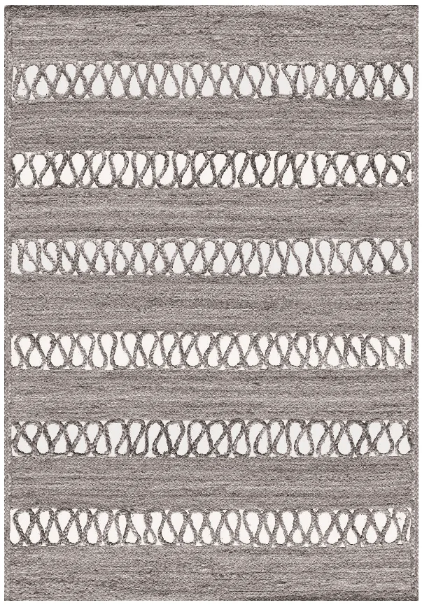 Wilton-teppe - Levie (grå) (Størrelse: 160 x 230 cm)
