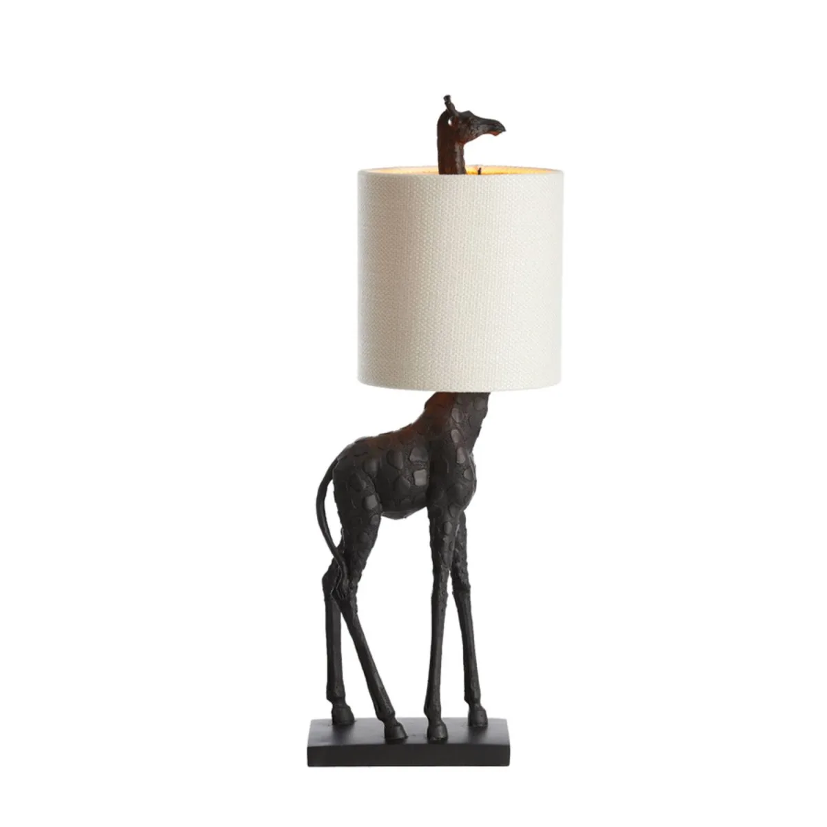 Light & Living - Giraffe 68cm - Bordslampa - Svart