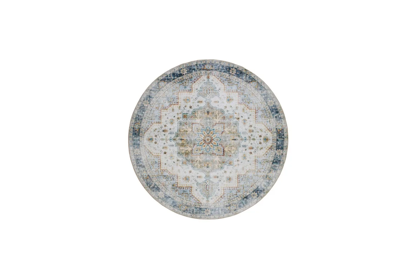 Tarfaya Friezematta Rund 200 cm - Creme