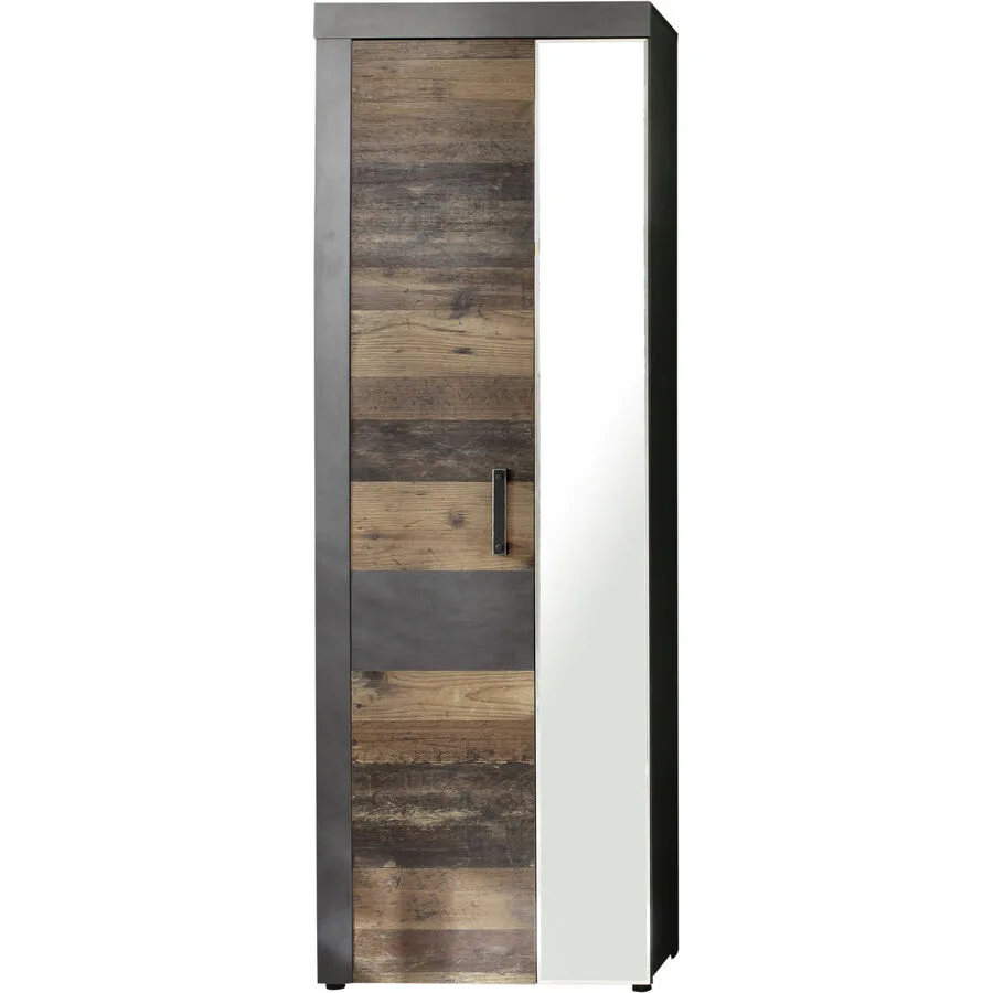Garderobenschrank Fuerte graphit Holzwerkstoff B 65 T 34 H 192 cm