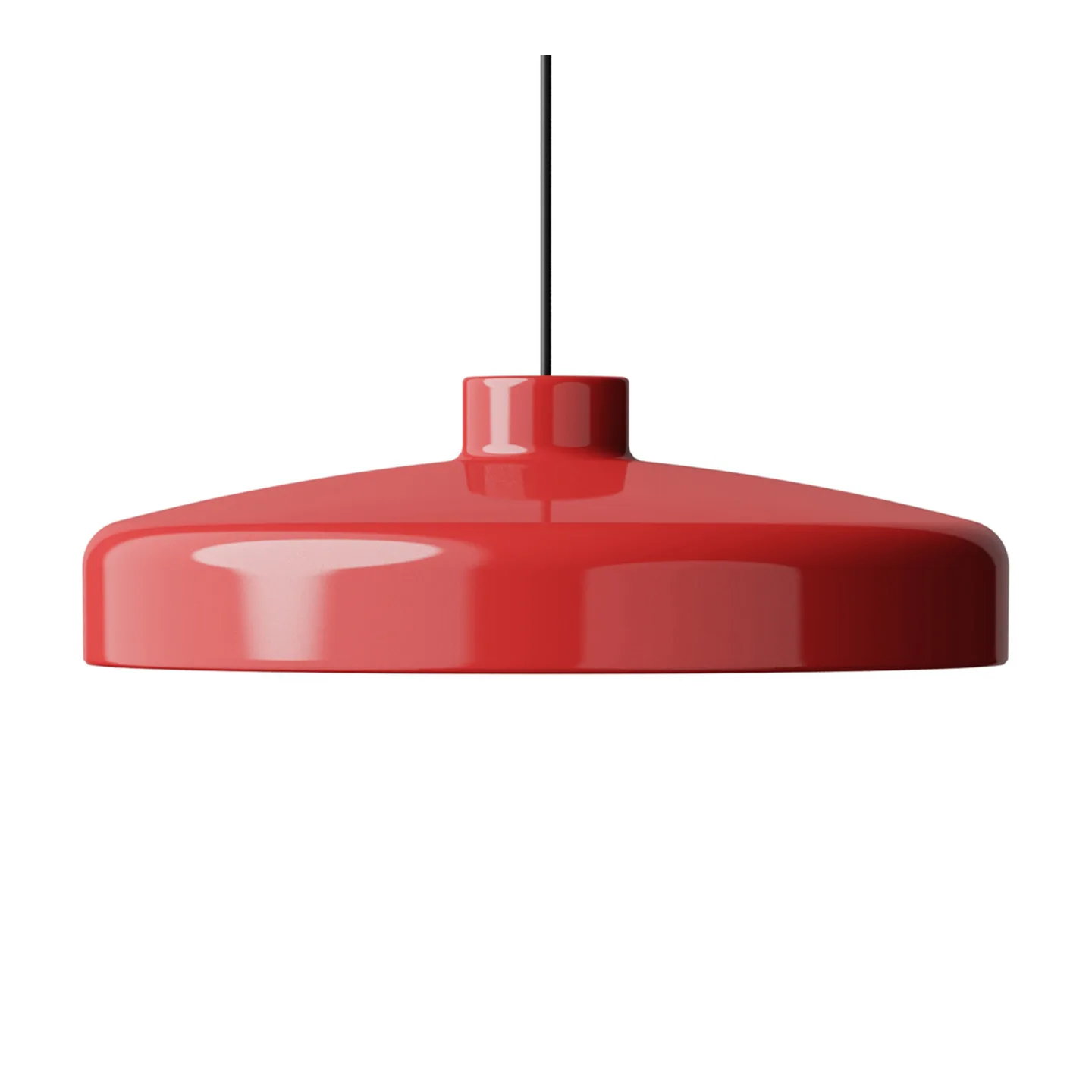 NINE - Lacquer - Pendant Large Red - Pendellampor - Keiji Takeuchi - Röd - Metall/Plast