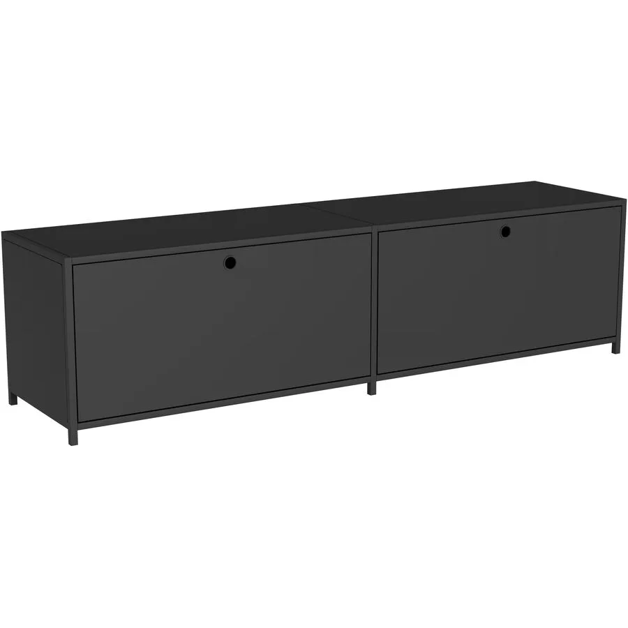 Lowboard Chloé schwarz Metall B 160 cm - Möbel Konfigurator: Traummöbel individuell zusammenstellen