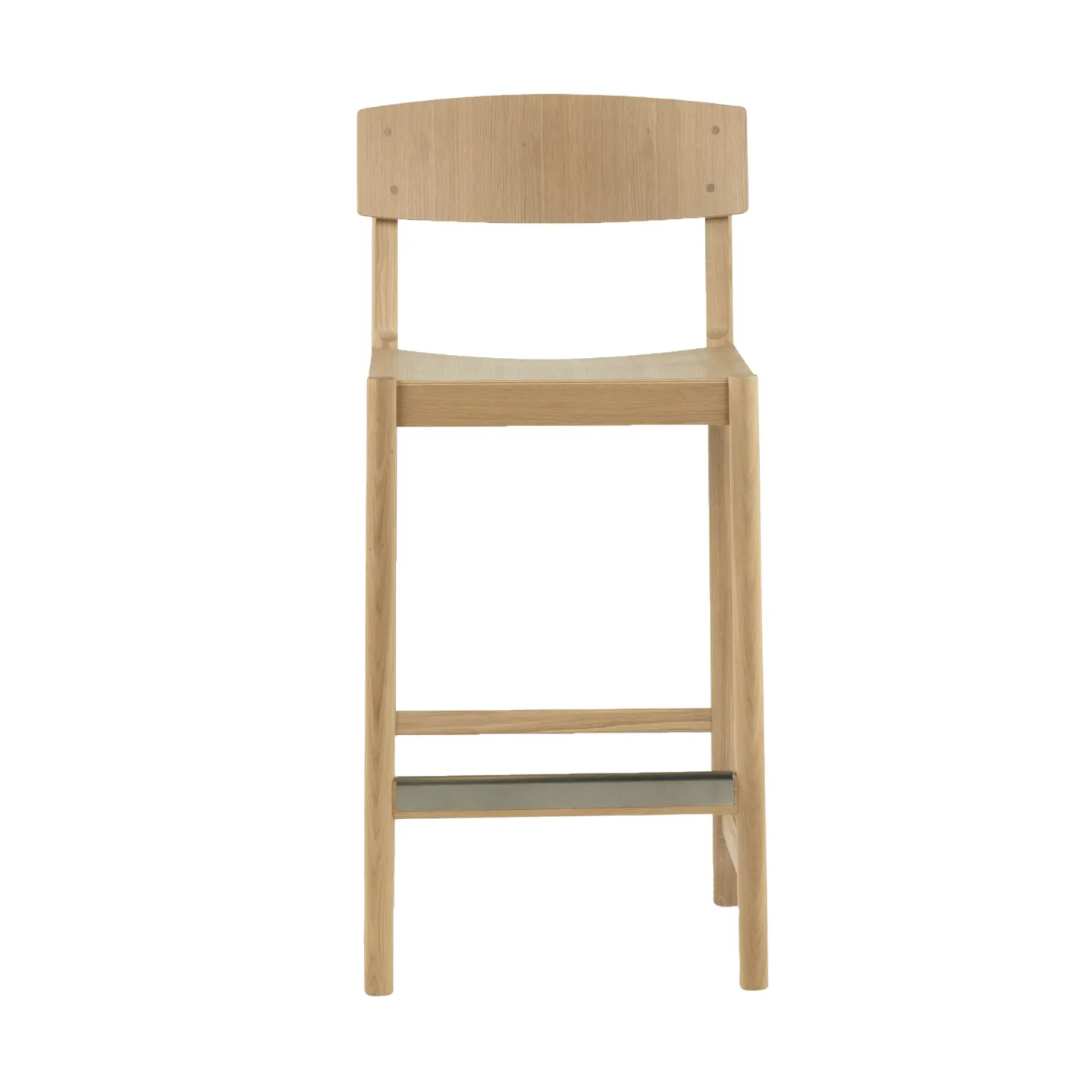 Mavis Rod Barhocker 65 cm Weißpigmentierte, mattlackierte Eiche