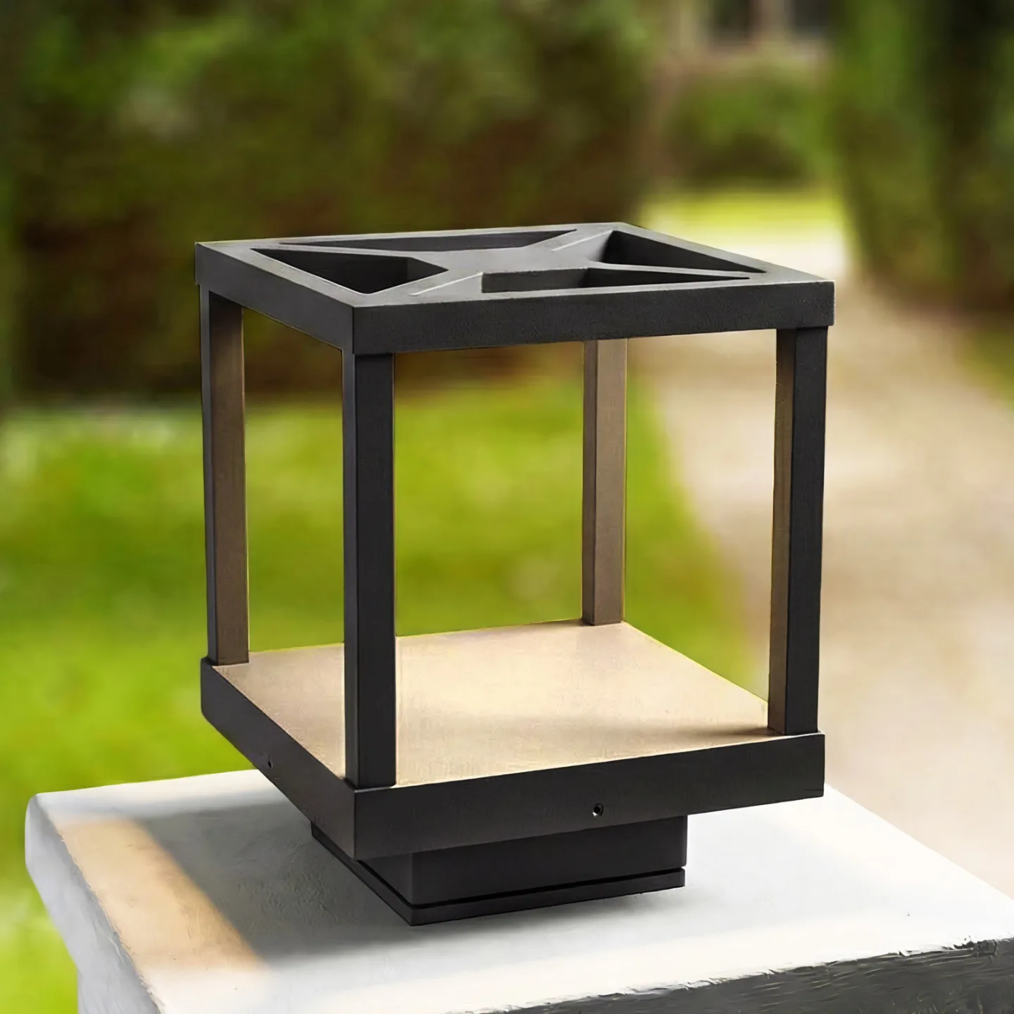 Lealand Utomhus Trädgårdslampa Graphite - Lucande - Terrass - Modern - Aluminium - Vinklad