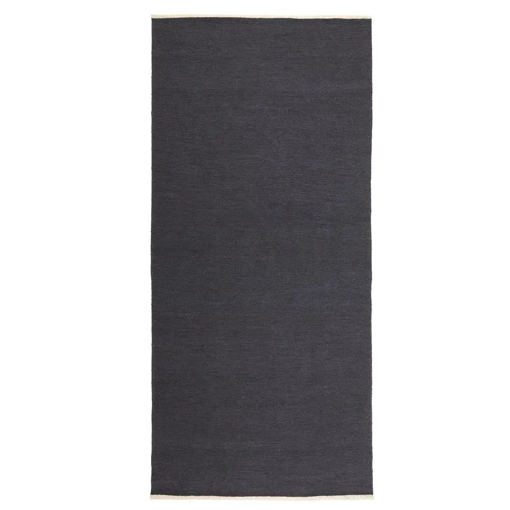 Kateha Allium Flurteppich 80 x 250cm Fast schwarz