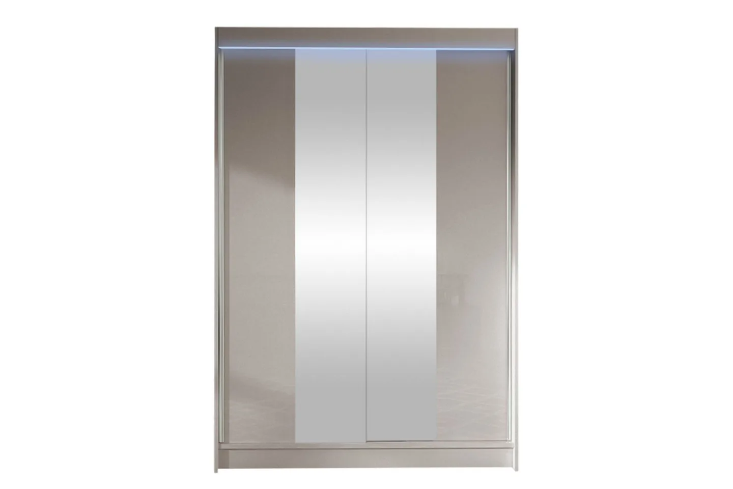 Liverpool Garderob m. Spegel 120x200 cm - Beige