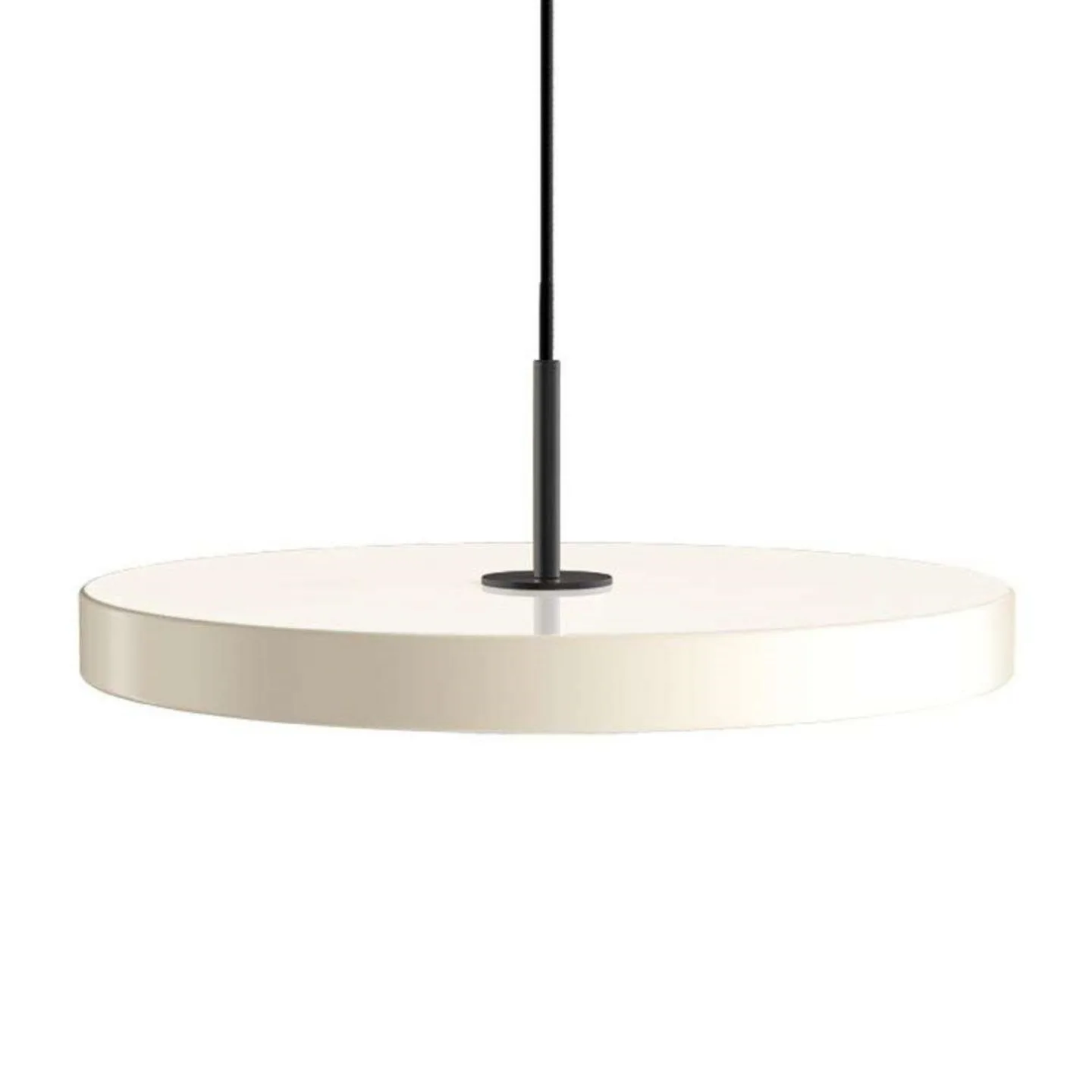 Asteria Taklampa Medium Pearl White/Black Top - UMAGE - Vardagsrum - Metall