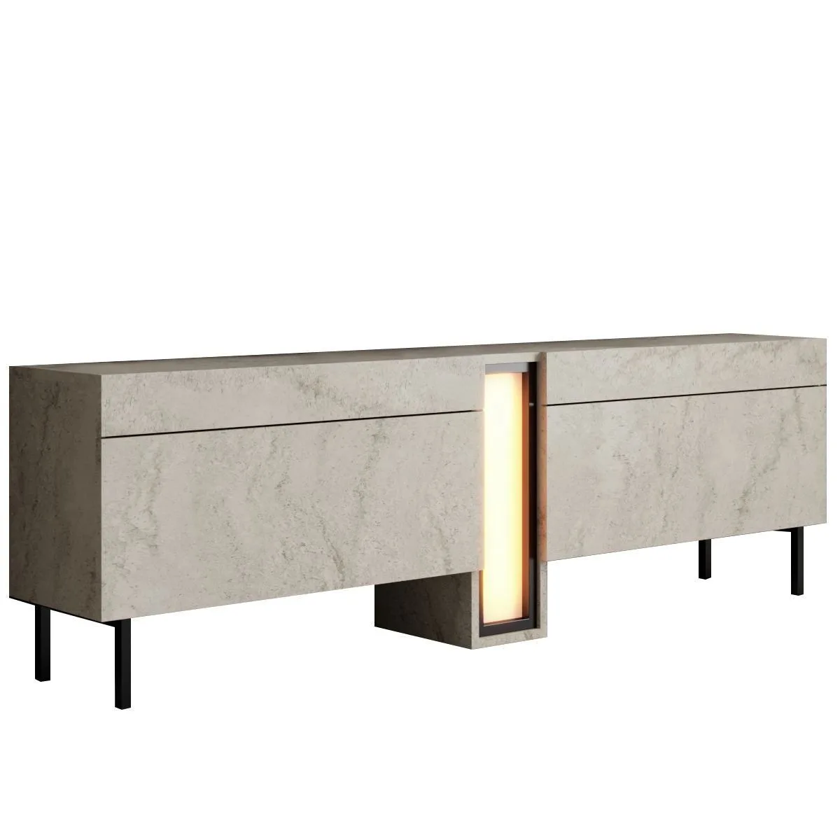 Berriaren TV-bänk 180 cm - Travertin