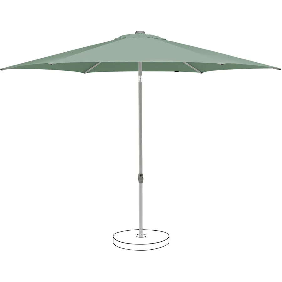 Suncomfort BY GLATZ Sonnenschirm Pop up Grün Polyester 250 cm 250 cm