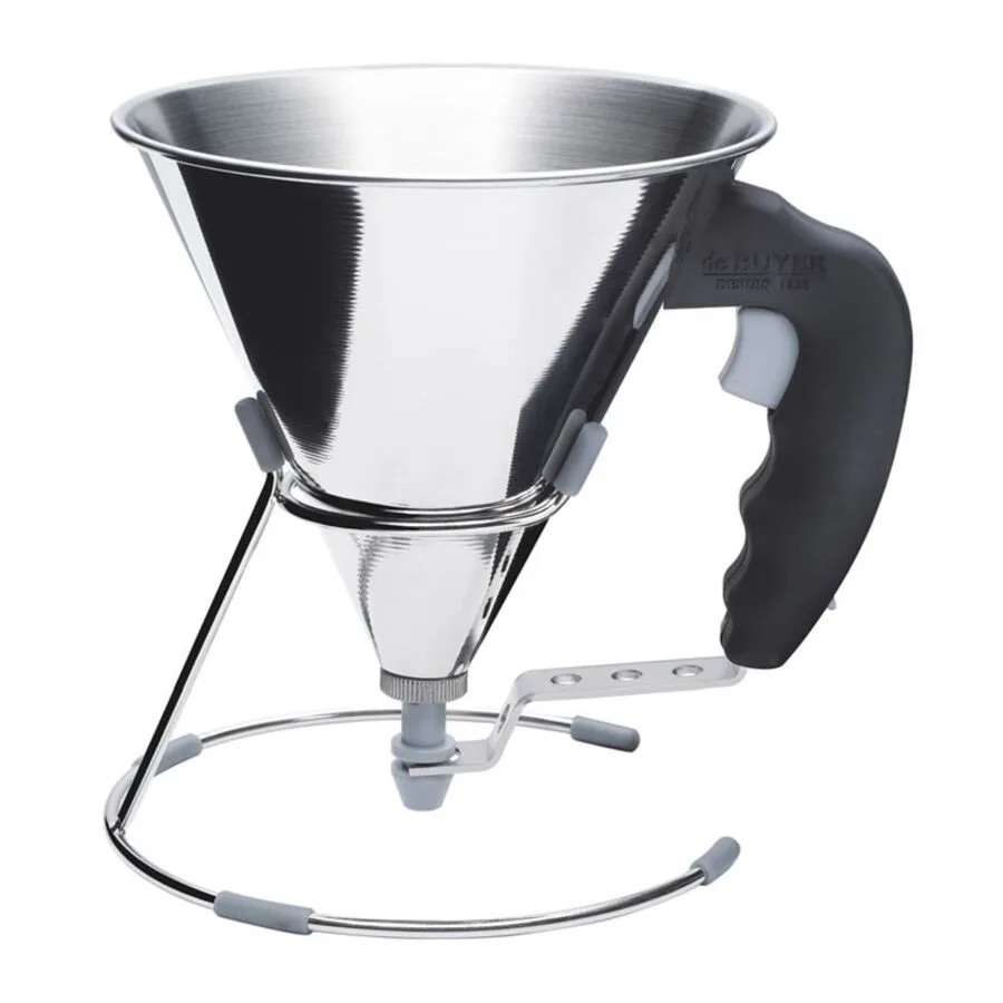 De Buyer Trichter Kwik silber Edelstahl/Kunststoff B 15 cm