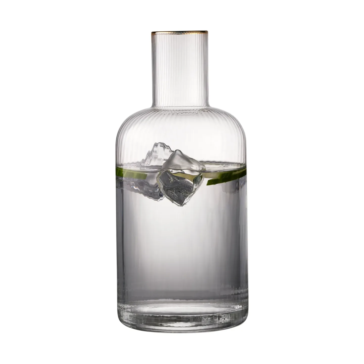 Lyngby Glas Palermo Gold Karaffe 1,5 l Klar-gold