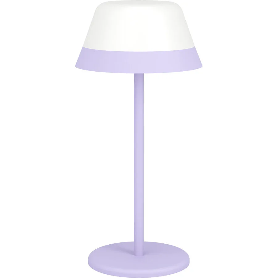 Eglo Aussenlampe Meggiano Lila Kunststoff 32 cm - LED - Lichtfarbe: Warmweiss - LED Energiesparlampen