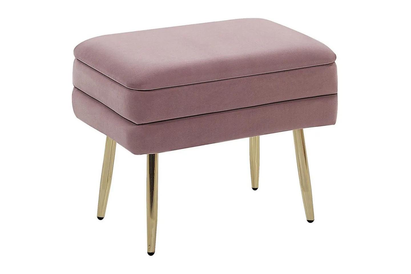 Förvaringsbänk Odessa Rosa/guld - Rosa/guld