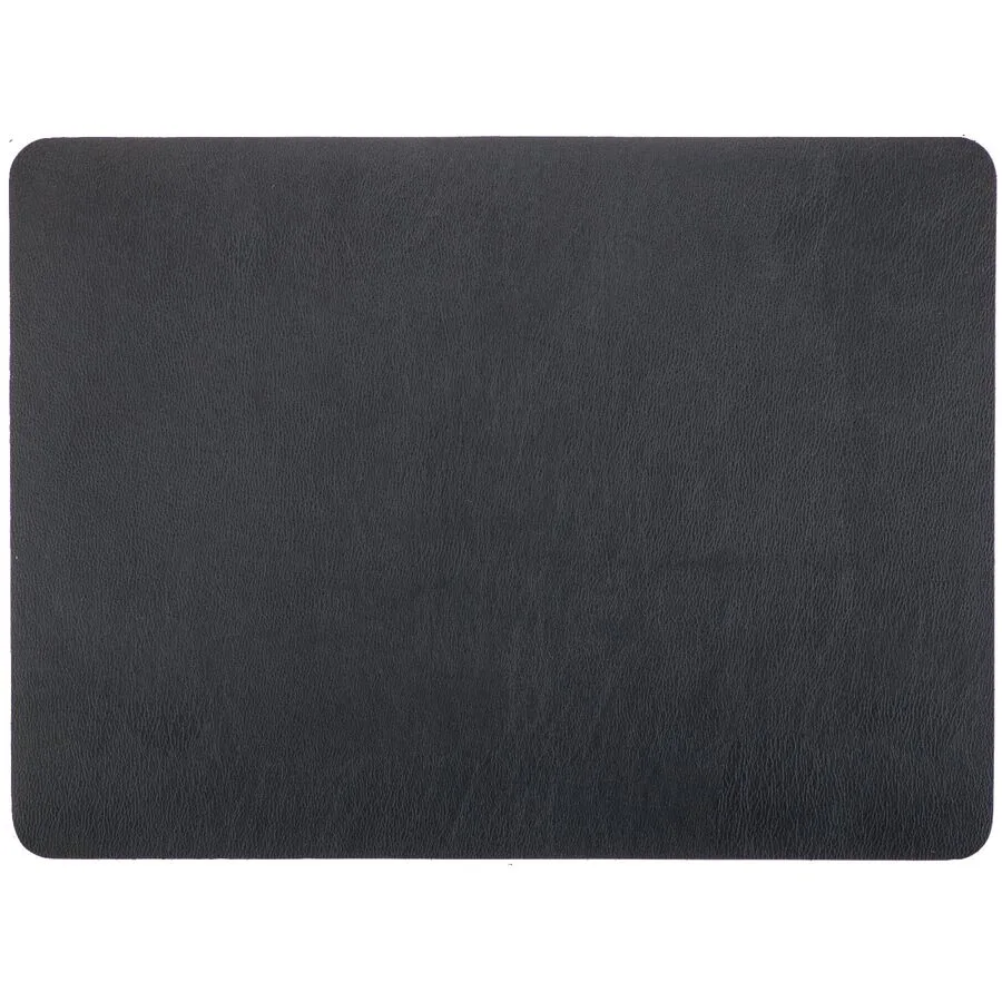 ZICZAC Tischset Togo Schwarz Kunstleder 33 x 45 cm